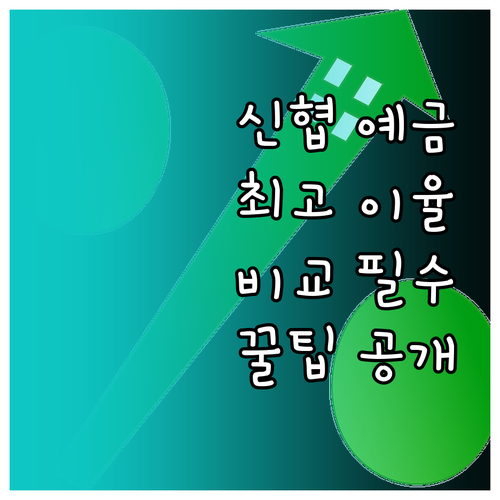 신협 예금 금리, 이것만 알면 최고 ..
