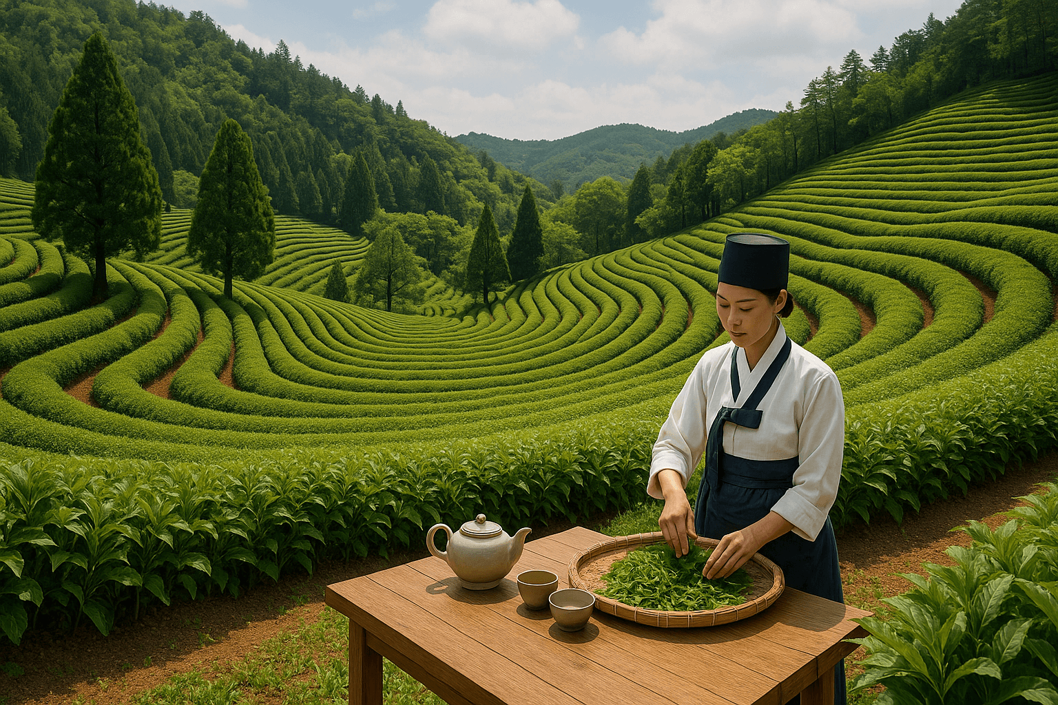 보성 녹차밭과 티마스터 체험에서 배우는 한국 차문화의 진수