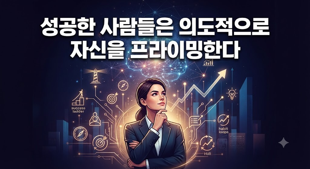 성공한 사람들은 의도적으로 자신을 프라이밍 한다 이미지