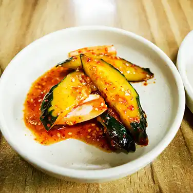 김치 국물 오이무침