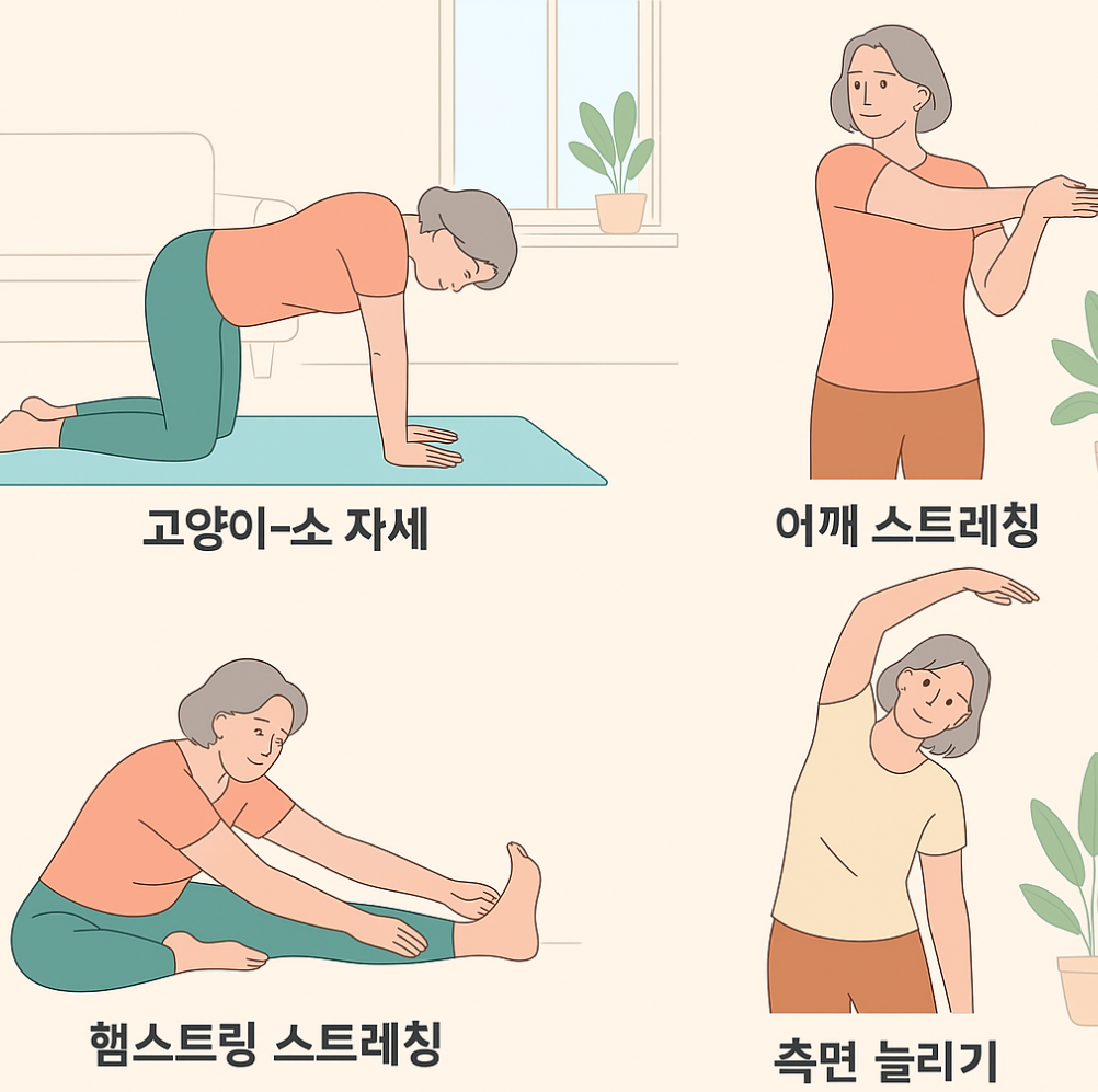 스트레칭 4가지
