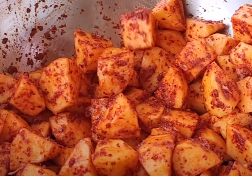 사과 깍두기 만드는 방법