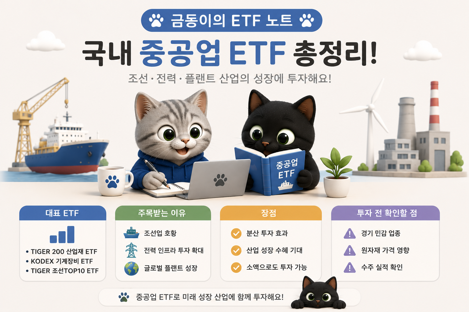 국내 주식ETF 중공업 관련 내용