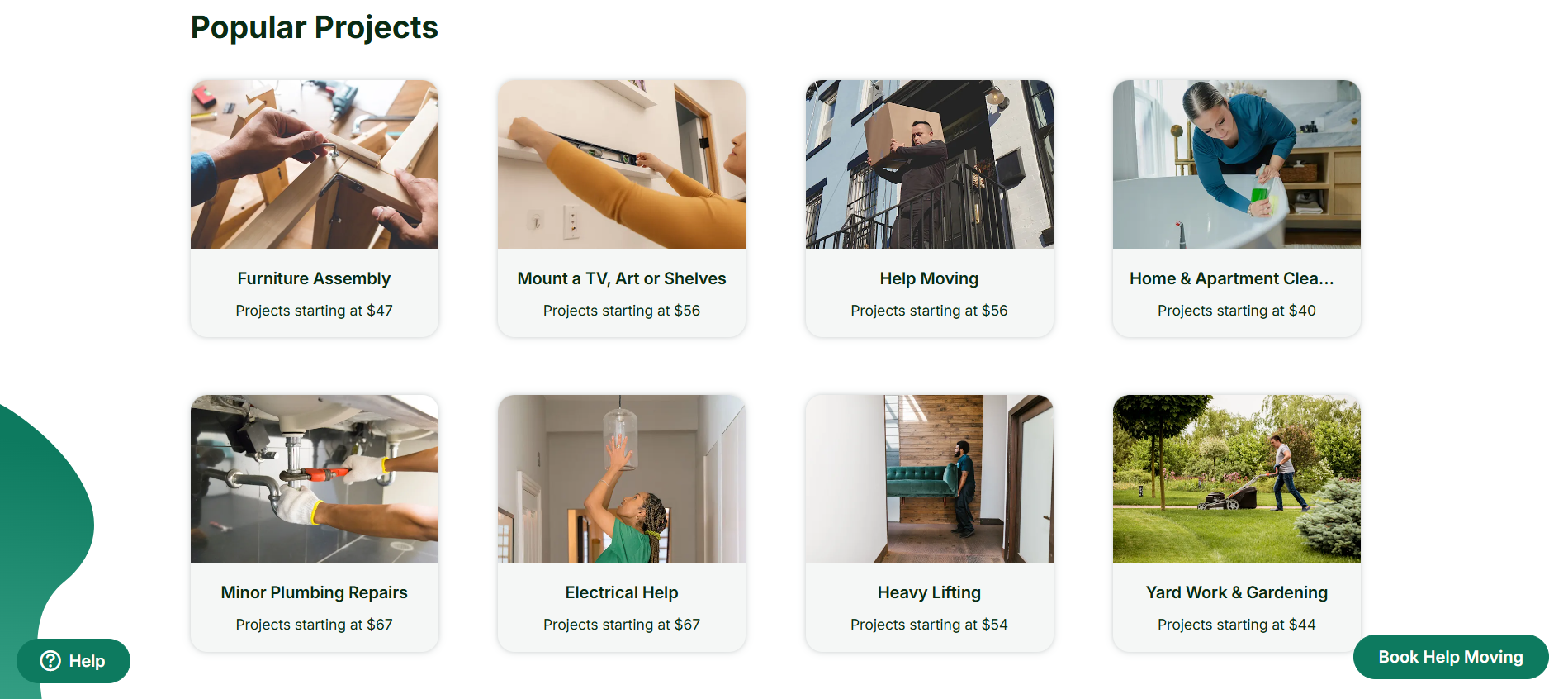 TaskRabbit 일자리 안내 이미지