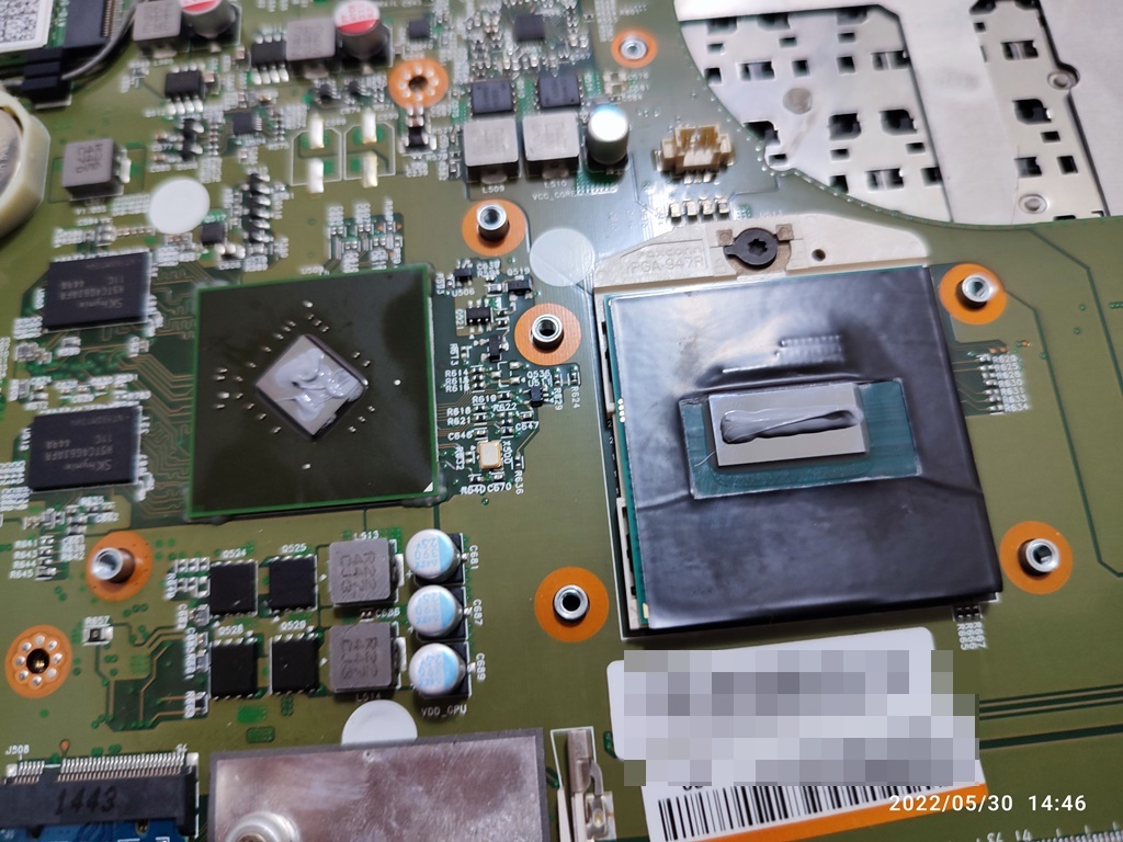 MX-4 서멀 컴파운드 재도포 작업