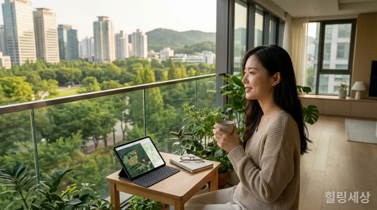 도심과 자연 힐링을 조화롭게 즐기는 균형 잡힌 라이프스타일