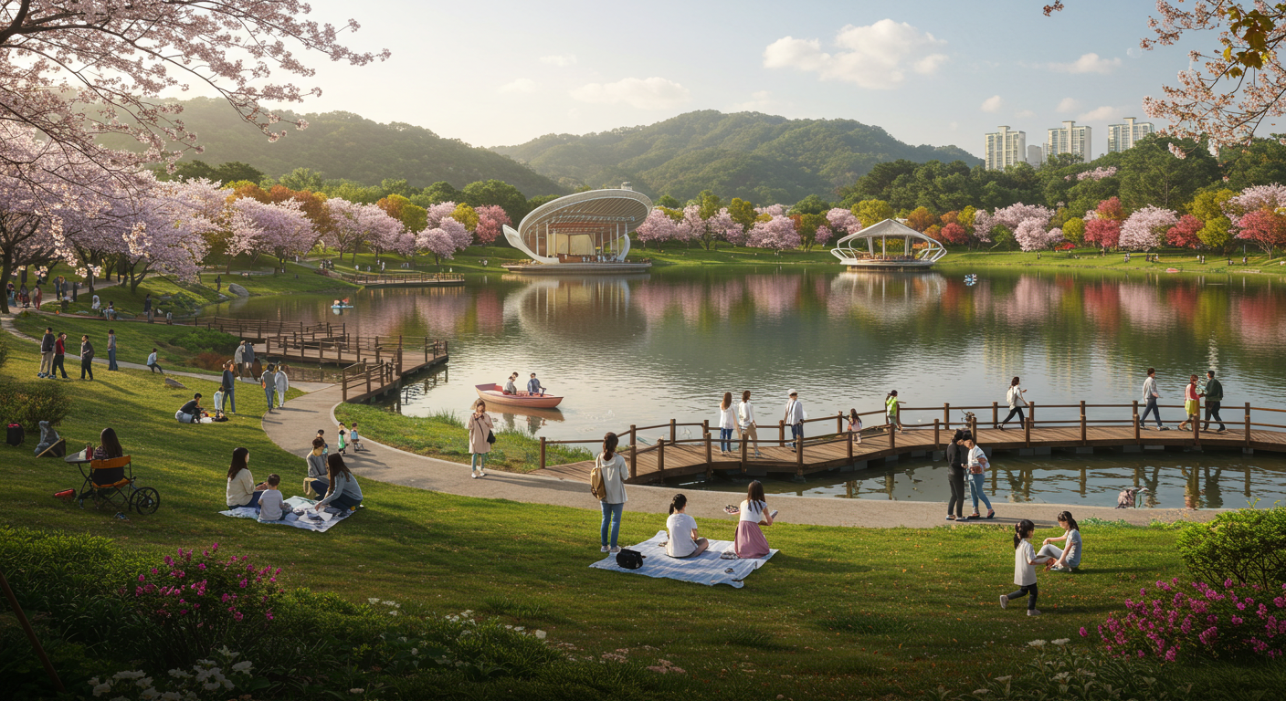 수원 광교호수공원 이미지