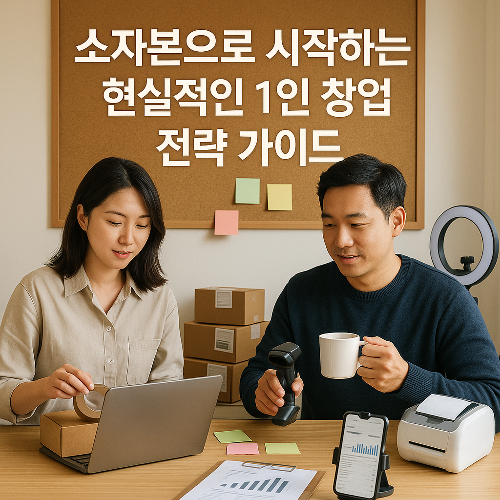 소자본으로 시작하는 현실적인 1인 창업 전략 가이드