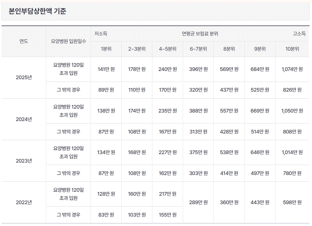 본인부담금 상환액 환급금