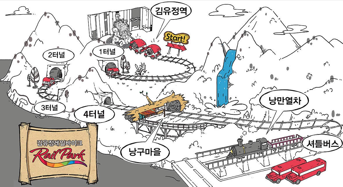 춘천 김유정 레일바이크 주소 주차 위치 할인 주말나들이 이색체험 정보