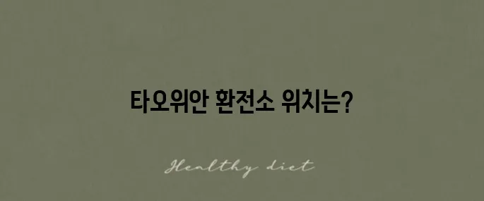 대만 타오위안 공항 환전소 위치와 대만달러 수수료에 대한 안내입니다.