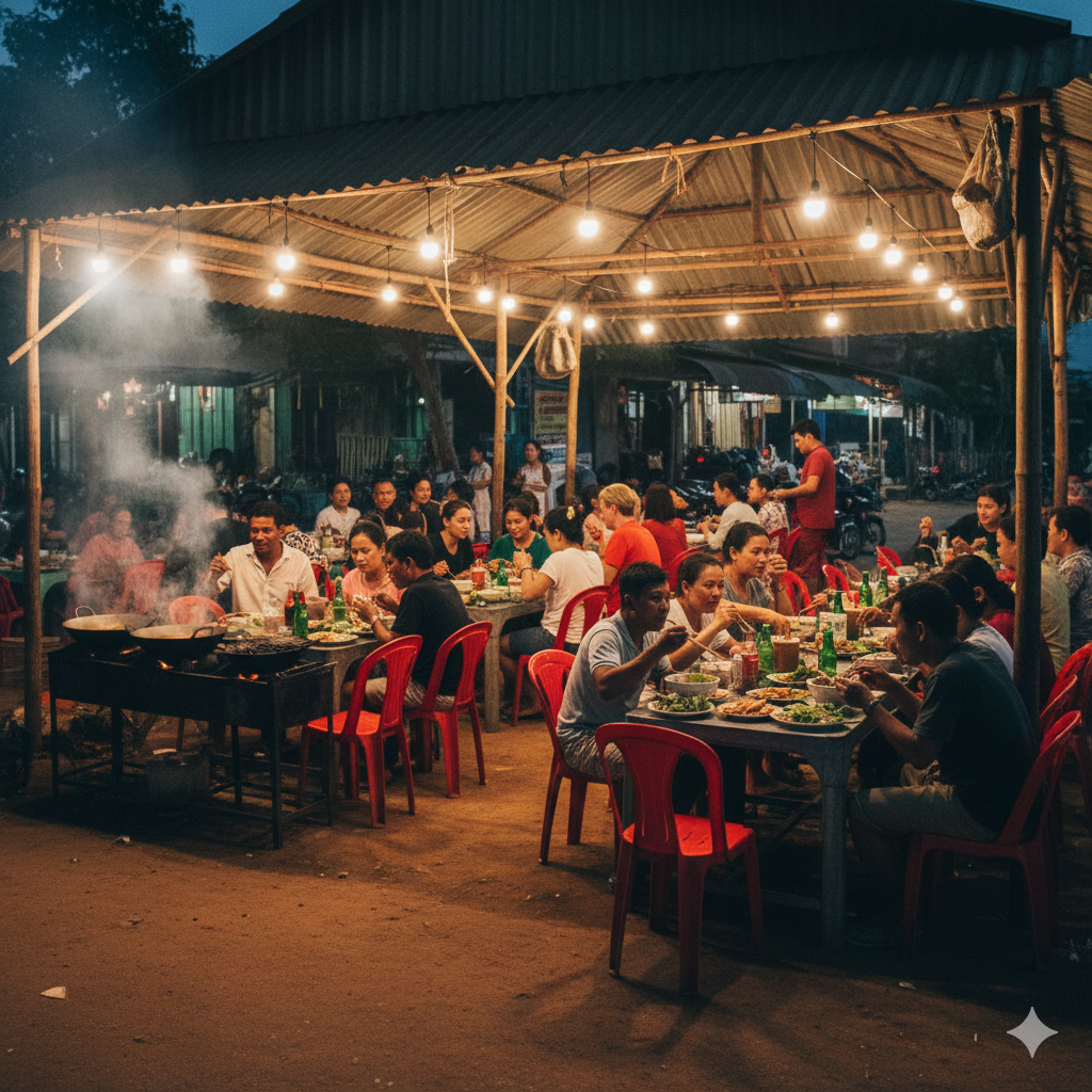 캄보디아 가정식을 맛볼수있는 식당