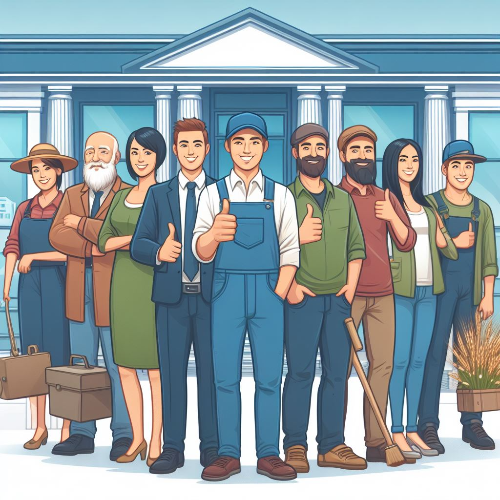 서민 대출 그림