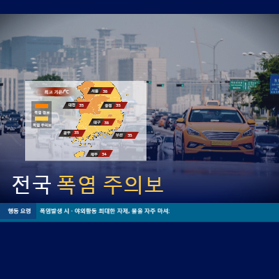 폭염주의보