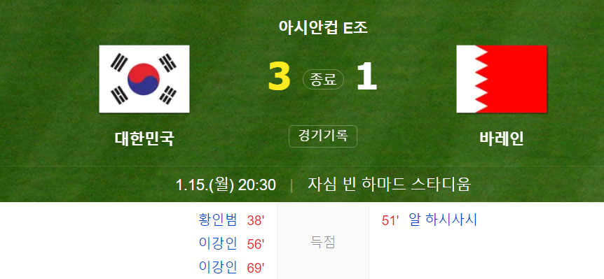 경기기록