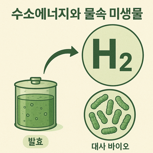 수소에너지와 물속 미생물 관련 사진