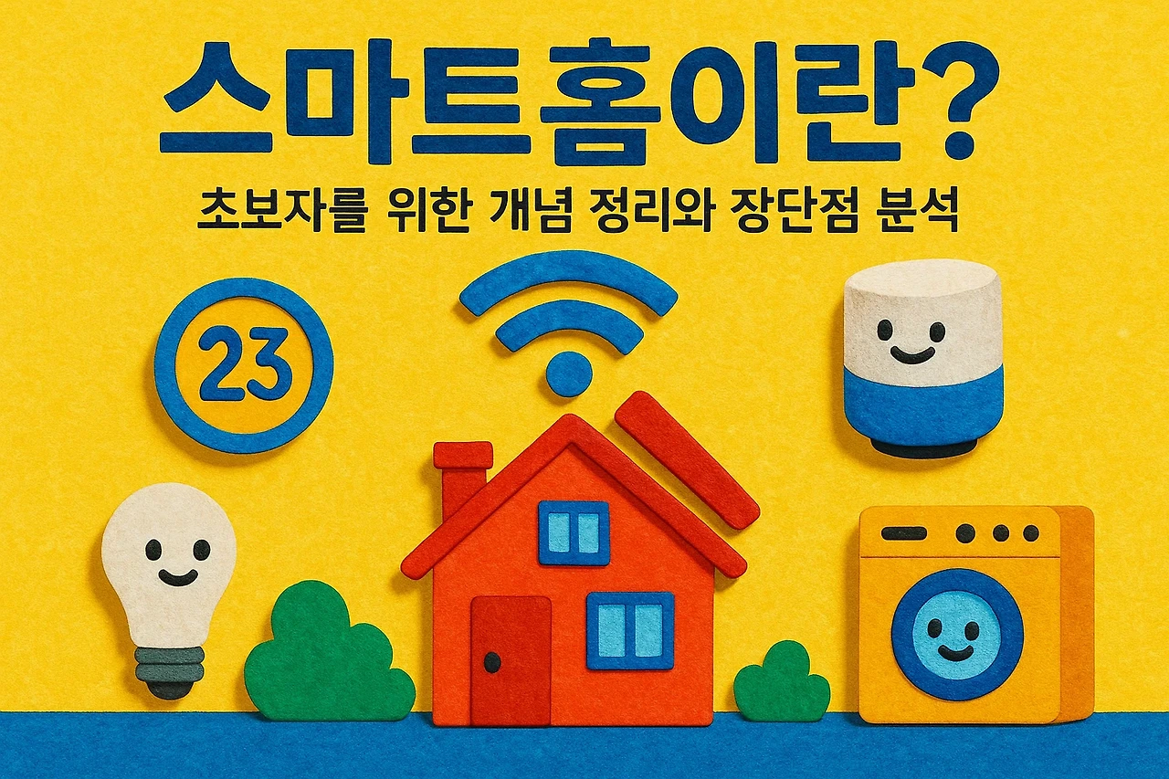스마트홈이란? 초보자를 위한 개념 정리와 장단점 분석