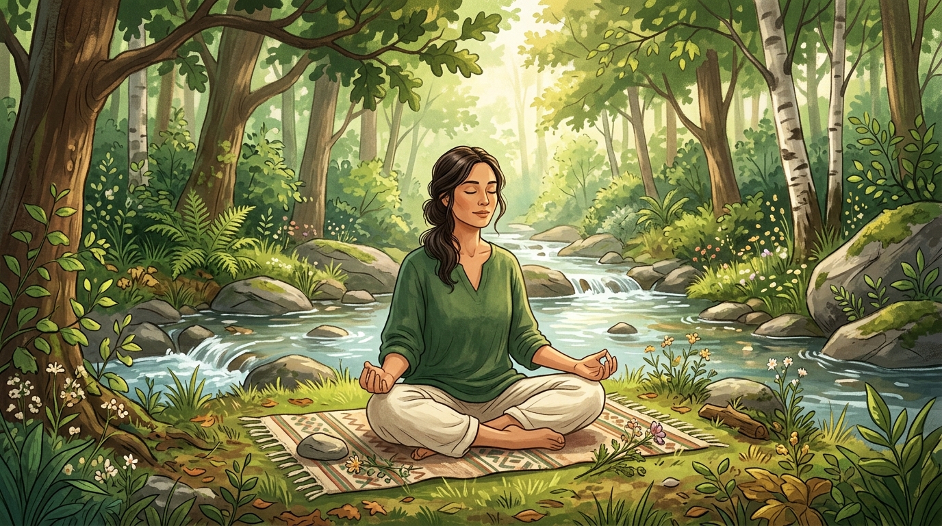 자연 속 명상으로 완성하는 디지털 디톡스 힐링 시간