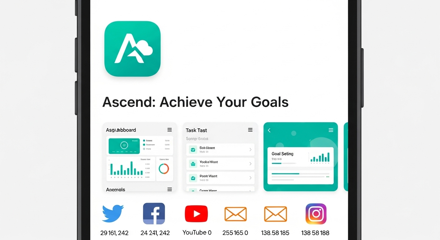 구글 플레이 스토어에 앱을 출시하기 위한 앱 리스팅 페이지와 마케팅 전략 준비 과정을 나타내는 이미지.