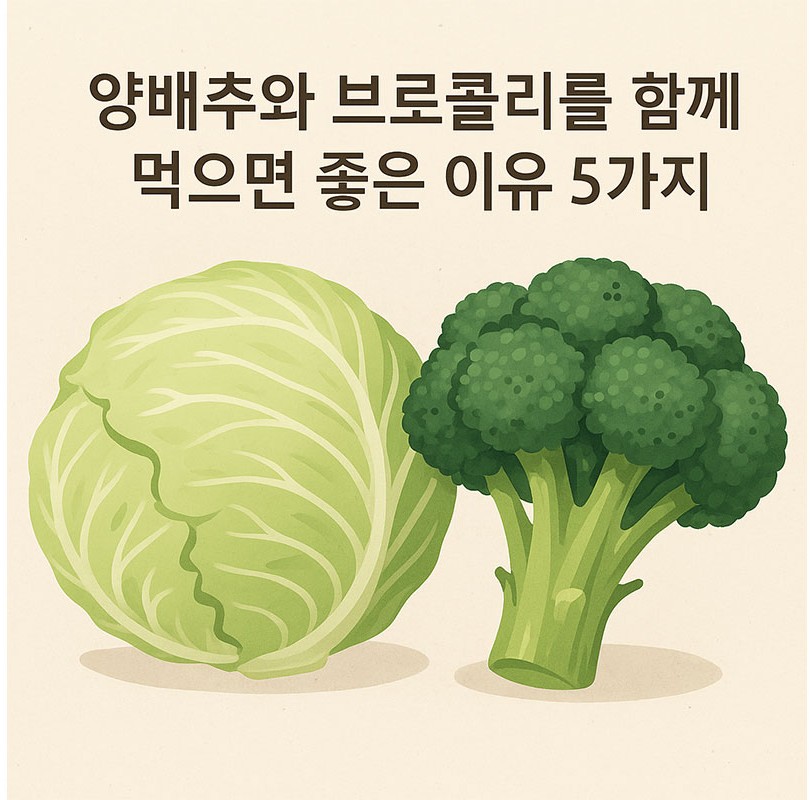 양배추와 브로콜리를 함께 먹으면 좋은 이유 5가지