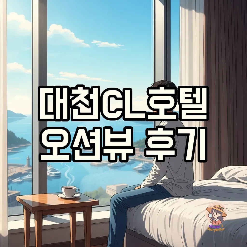 대천CL호텔 오션뷰 디럭스트윈 후기