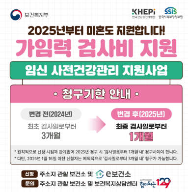 가임력 검사비 청구기한