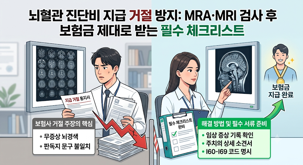 뇌혈관 진단비 지급 거절 방지