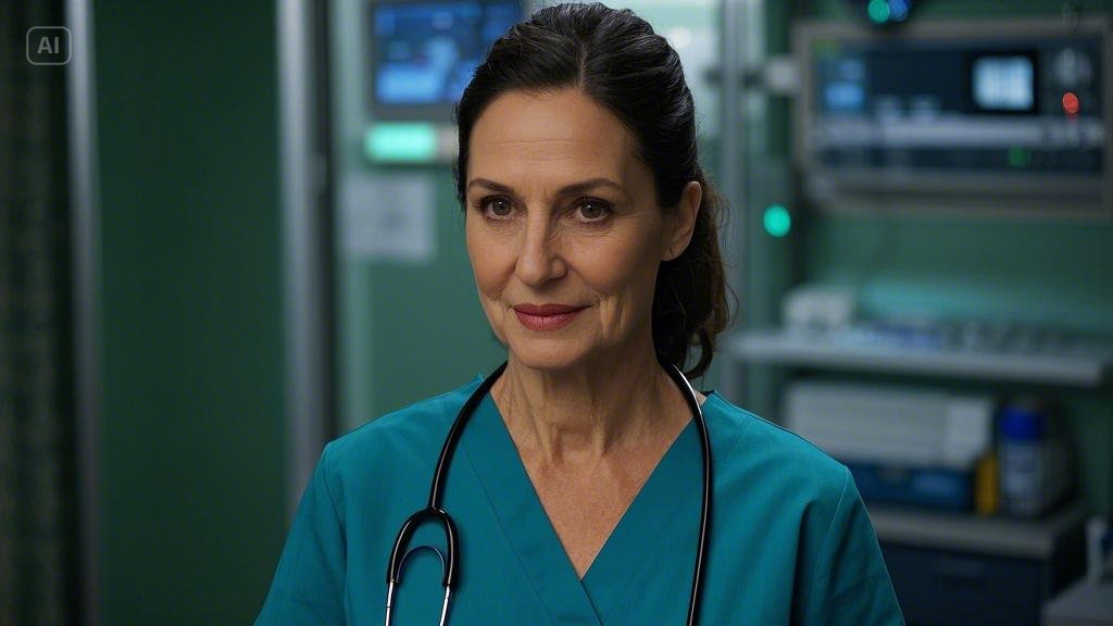 A doctor at a hospital