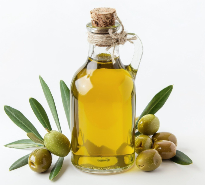 다이어트 필수품 올리브와 올리브 오일 사진