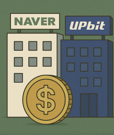 네이버, 업비트 자회사 편입&hellip; 스테이블코인 사업 본격화 관련 사진