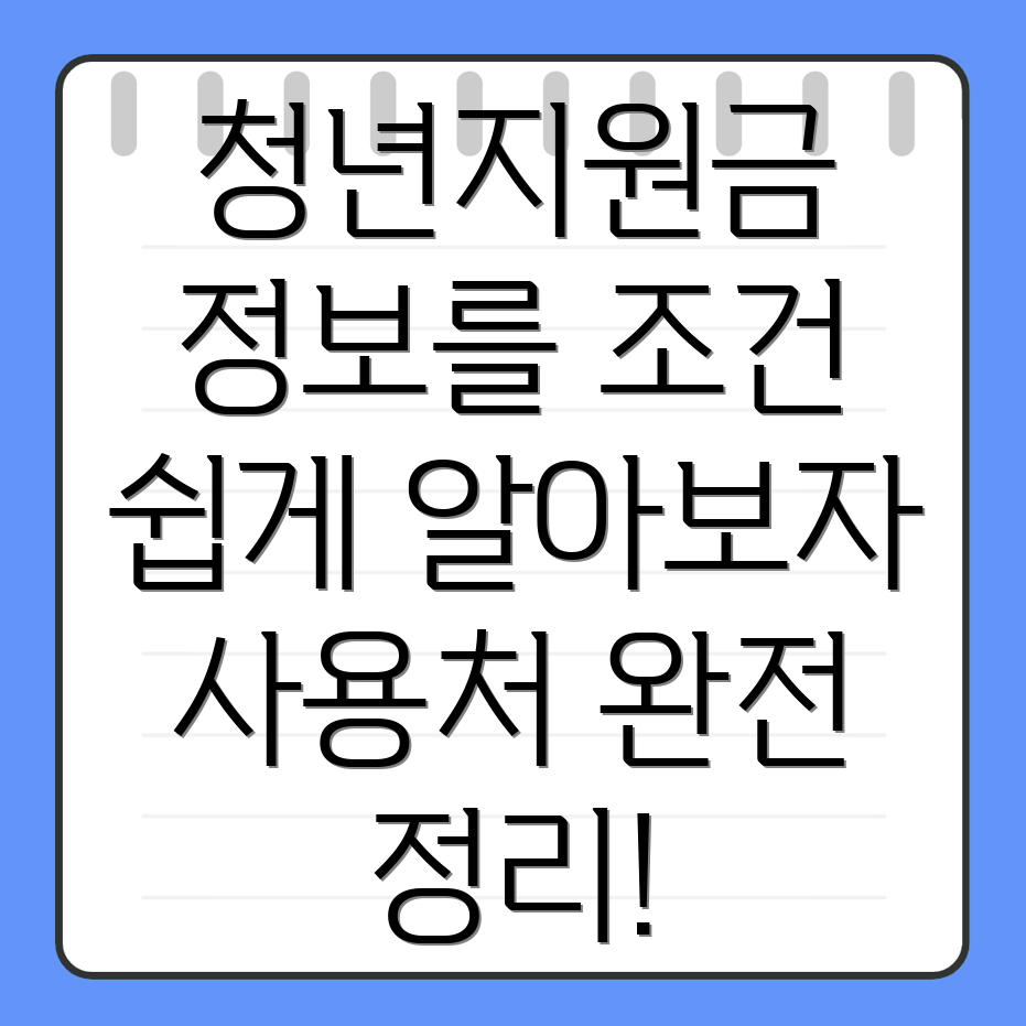 청년지원금