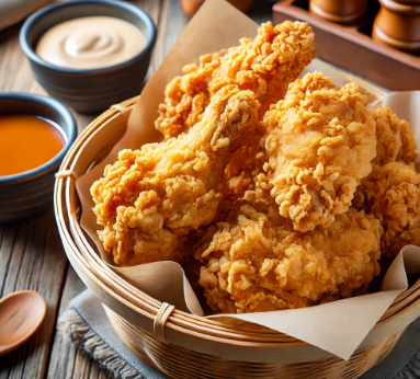 바삭한 프라이드 치킨 이미지