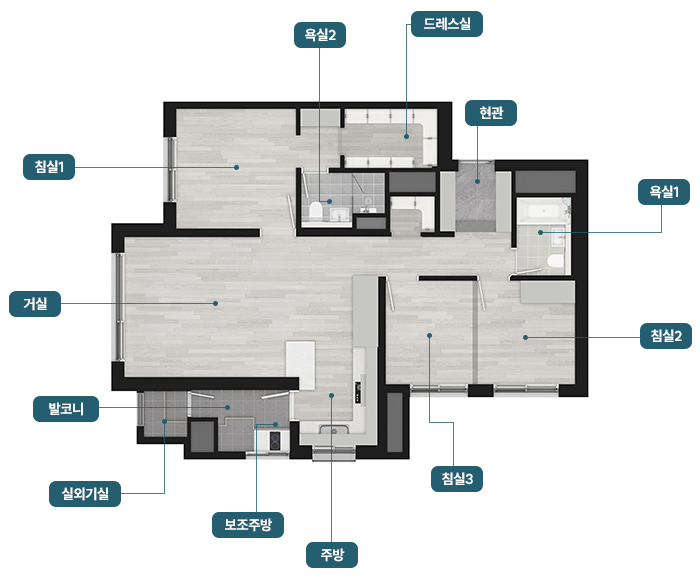 연신내 양우내안애 퍼스티지 평면도 74A