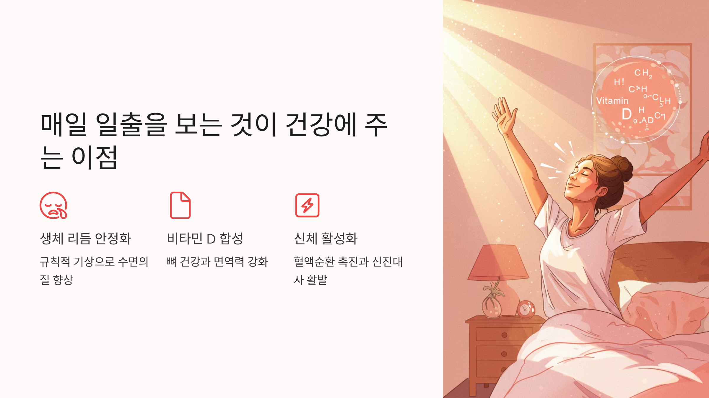 일출보기가 건강에 주는 이점