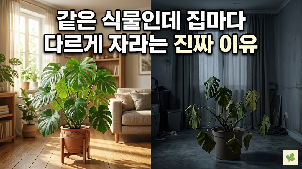같은 식물인데 집마다 다르게 자라는 진짜 이유