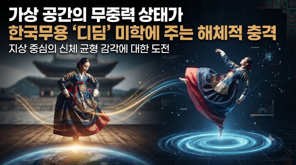 가상 공간의 무중력 상태가 지상 중심의 한국무용 &lsquo;디딤&rsquo; 미학과 신체 균형 감각에 주는 해체적 충격