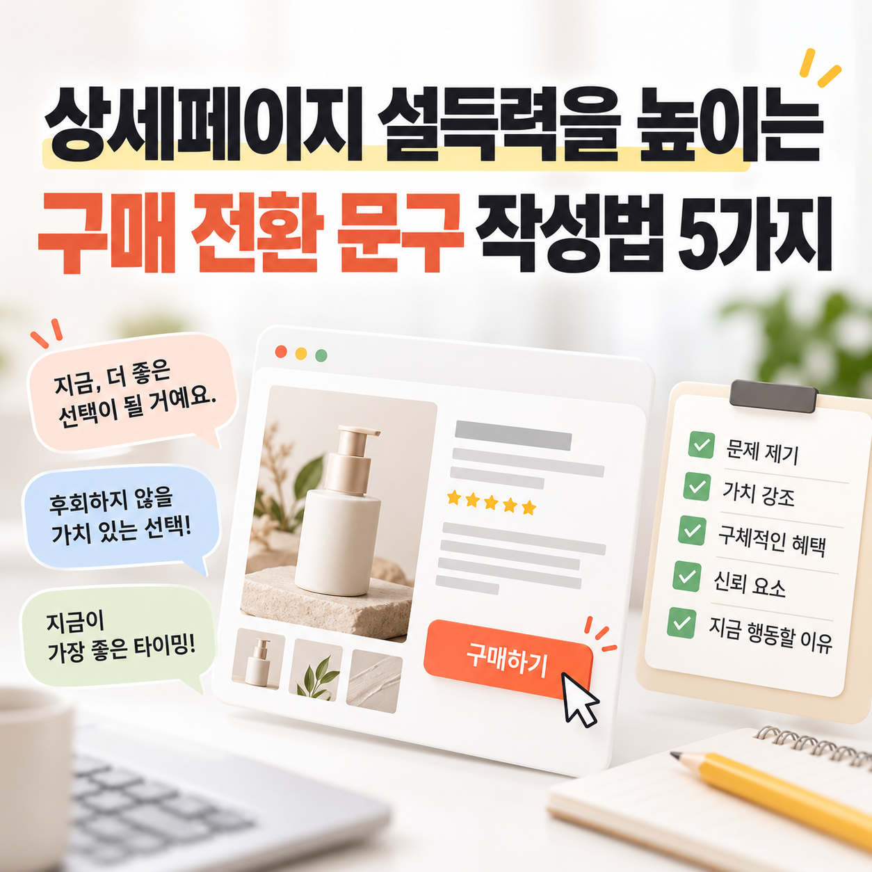 상세페이지 문구, 구매 전환율, 카피라이팅, 상세페이지 기획, 이커머스 매출 상승, 고객 문제 해결, 쇼핑몰 카피, 쿠팡 상세페이지, 스마트스토어 마케팅, 초보 셀러 가이드