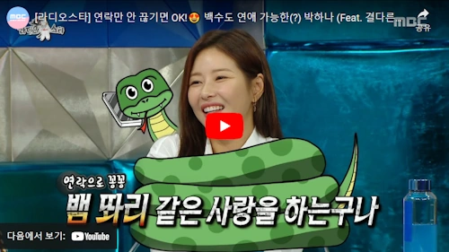 박하나 결혼 이상형