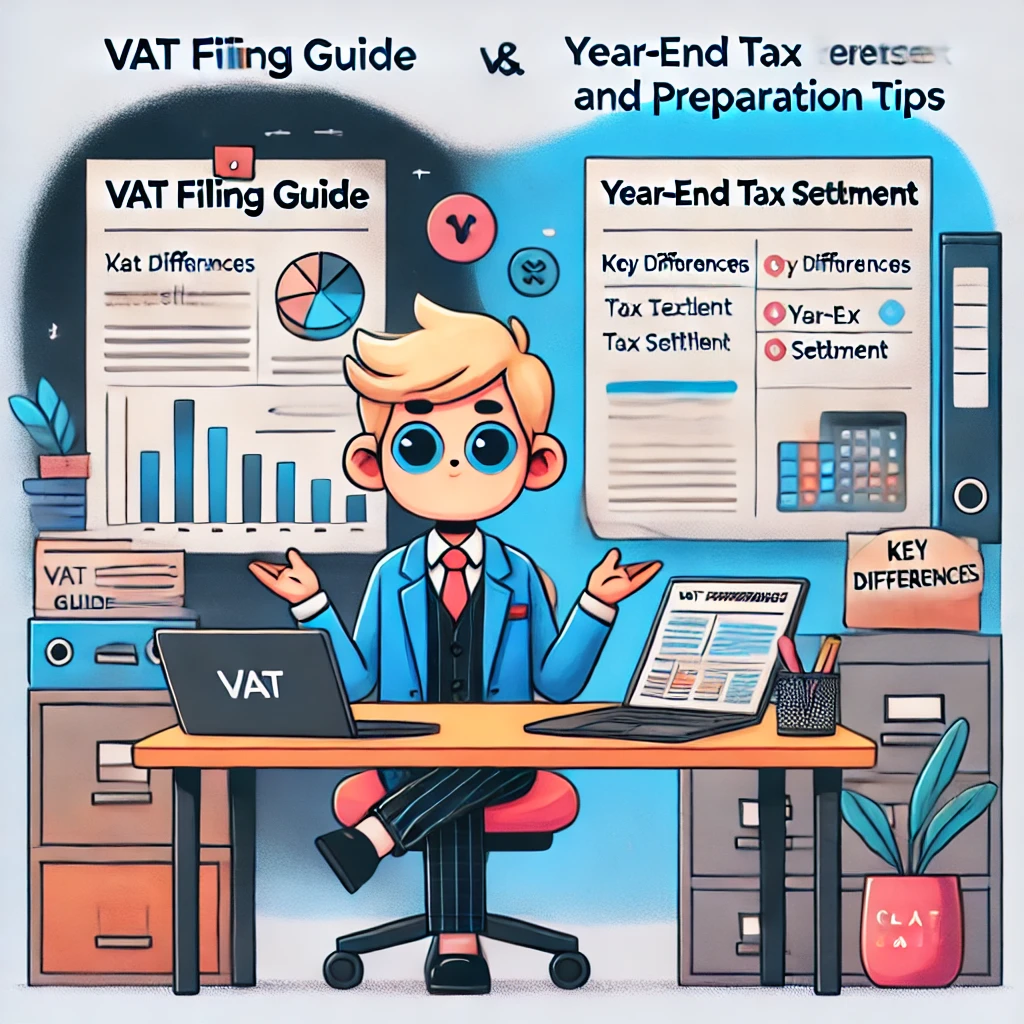 부가가치세 신고 vs 연말정산, 차이점과 준비사항 완벽 정리