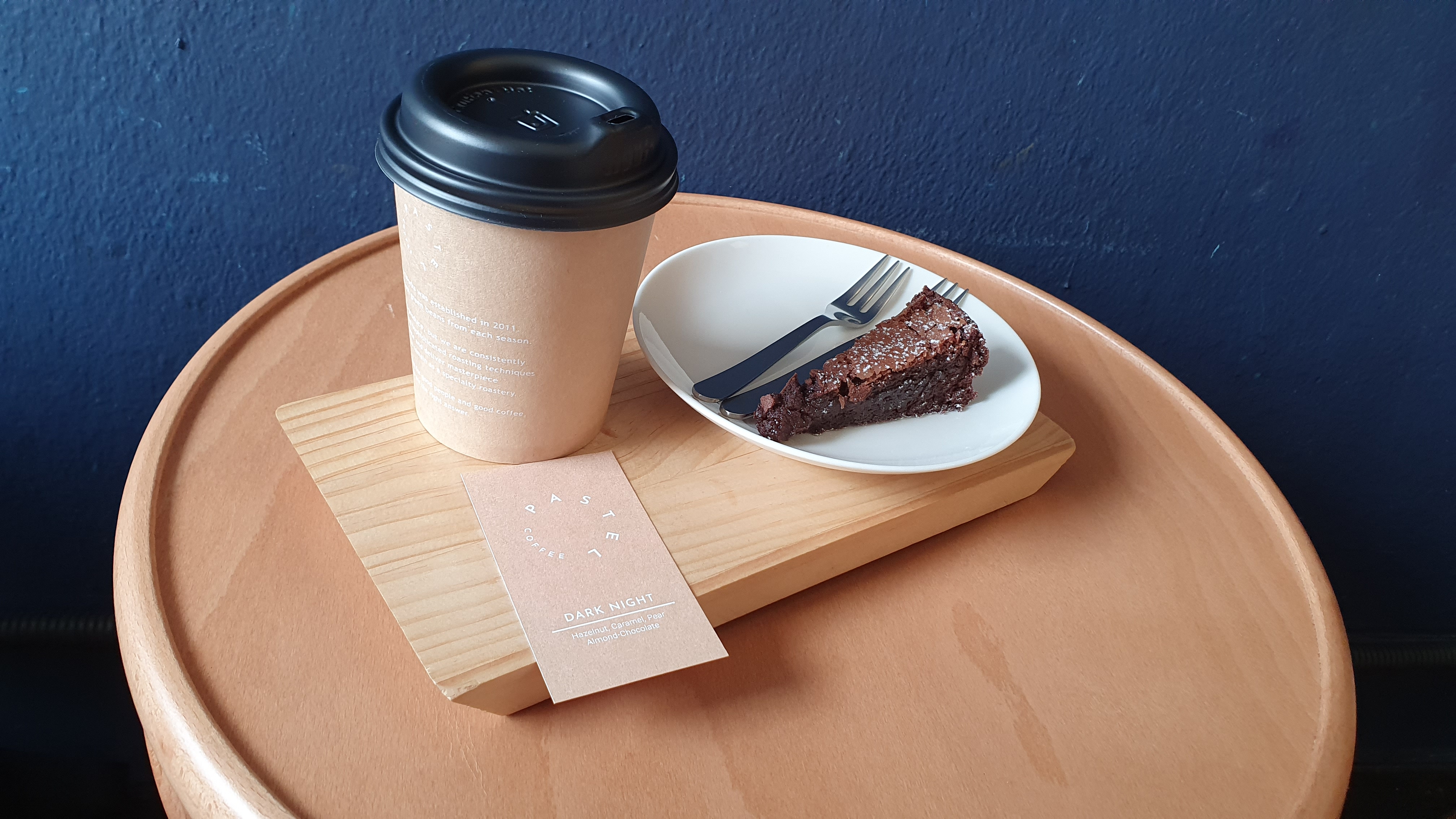커피와 초코케익