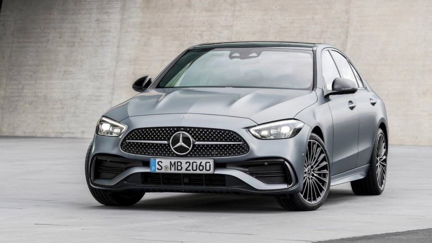 벤츠 6세대 C클래스 전면