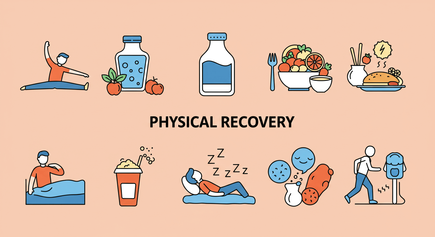 신체적 피로 해소를 위한 실전 팁