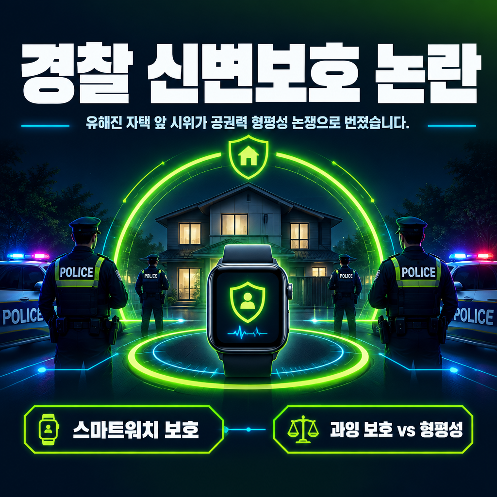 경찰 신변보호 논란