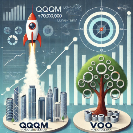높은 성장률의 QQQM과 안정적인 성장률의 VOO