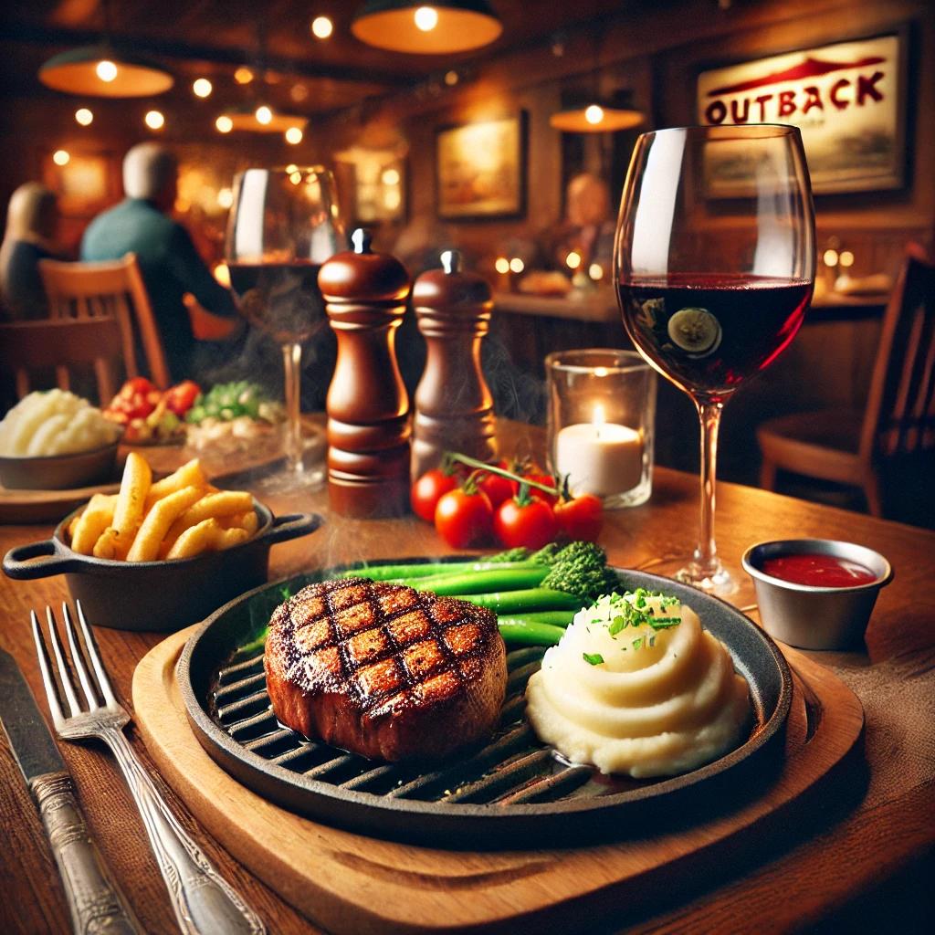아웃백 디너 2인 스테이크