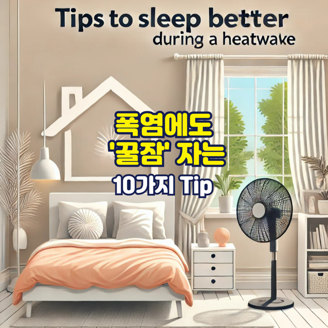 폭염에도 '꿀잠' 자는 10가지 Tip