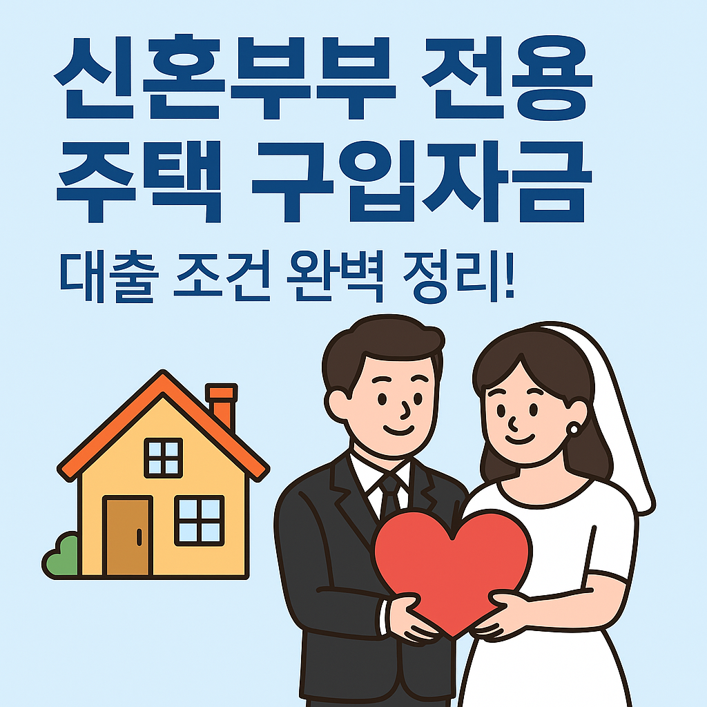 신혼부부 필독!! 주택도시기금 ‘신혼부부 전용 구입자금’ 총정리🏡