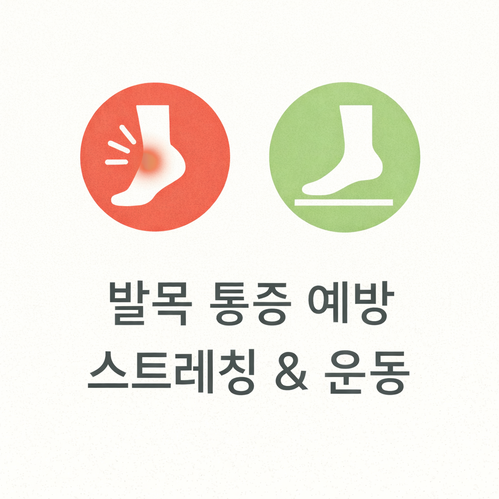 발목 통증 예방하는 스트레칭과 운동 / 걷기&middot;계단&middot;일상 통증을 줄이는 관리 루틴