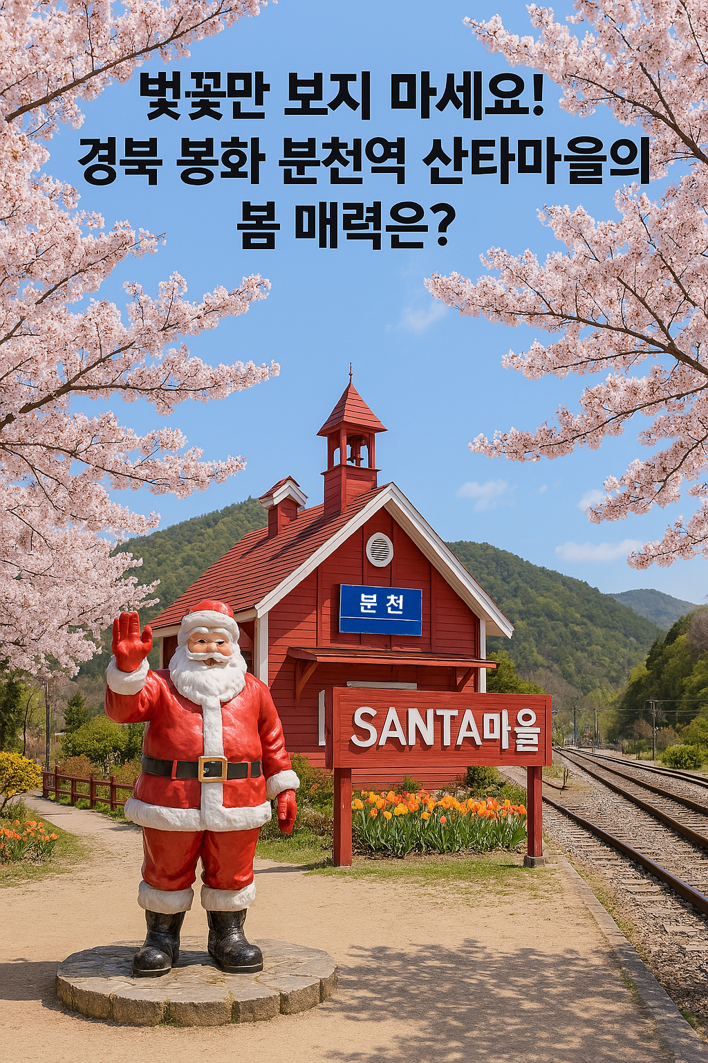 겨울이 끝나도 여전히 반짝이는 그곳, 분천역 산타마을의 따뜻한 봄 이야기