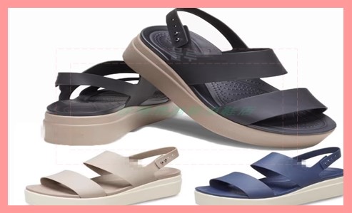 크록스 여성샌들 웨지